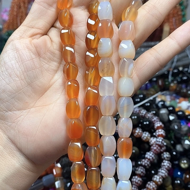 清***茶未镶嵌玛瑙/玉髓珠宝半成品