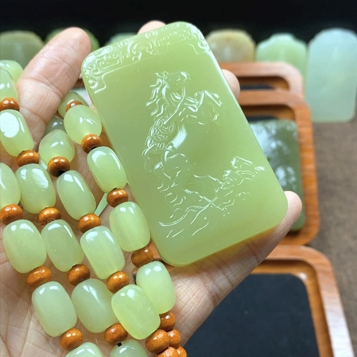 石材浙****人生肖牌子一套