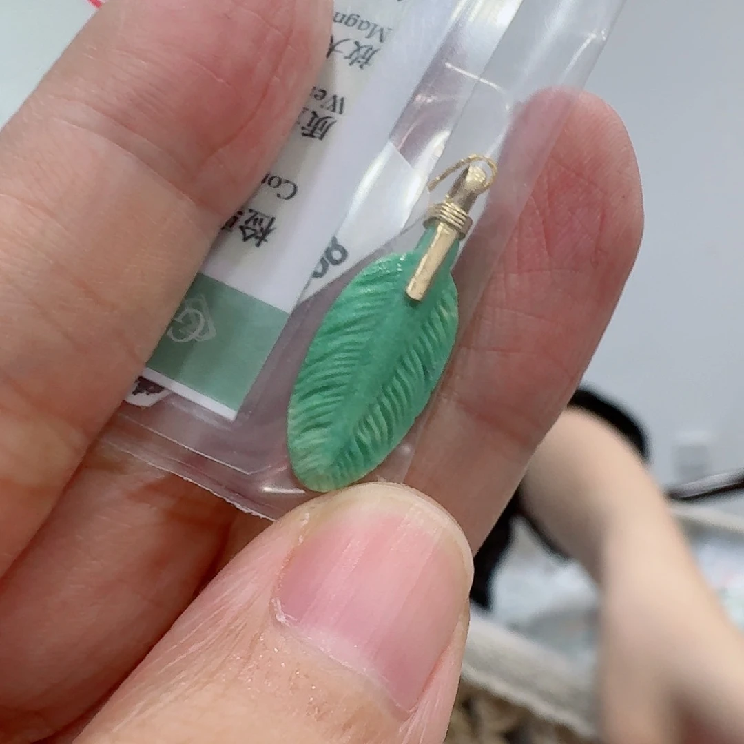 绿松石18K金镶嵌珠宝奇石