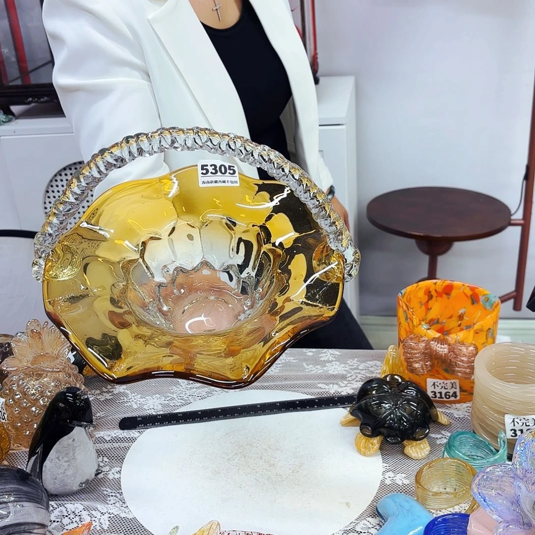 果篮5305 安妮家居琉璃摆件