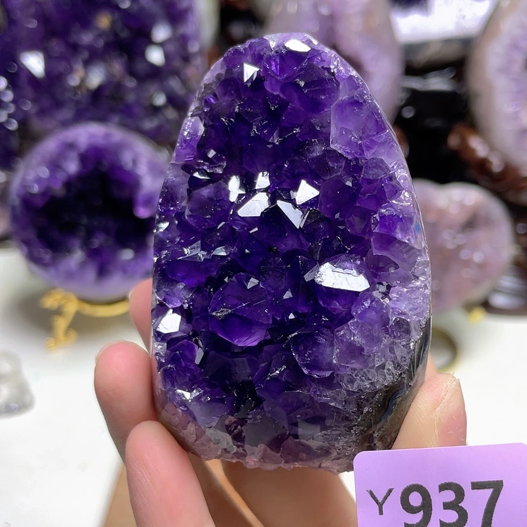 未镶嵌摆件紫晶晶震