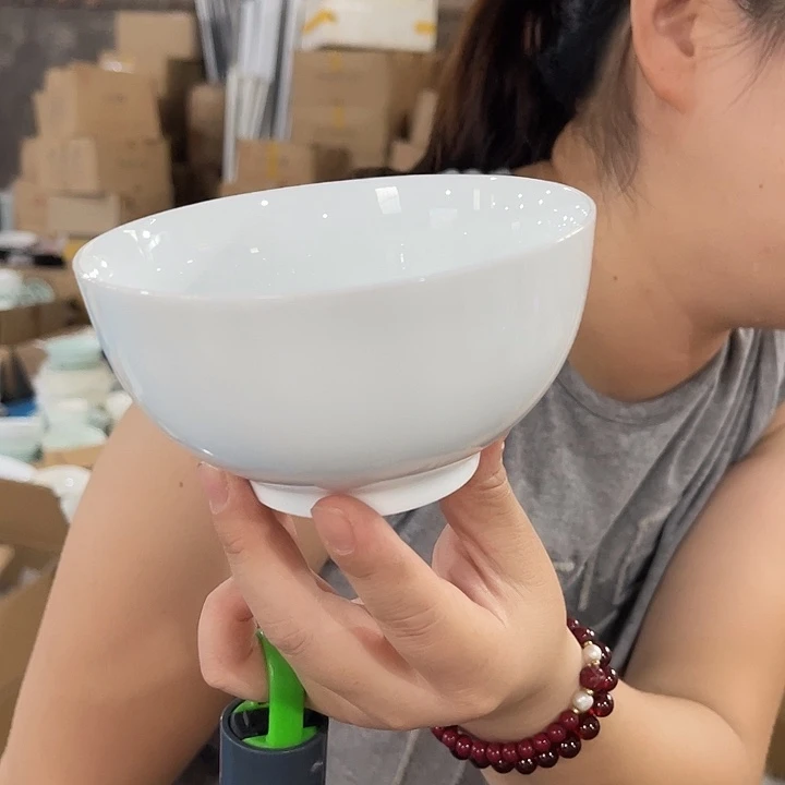 瓷片高白泥五英寸罗汉米饭碗十个，包邮