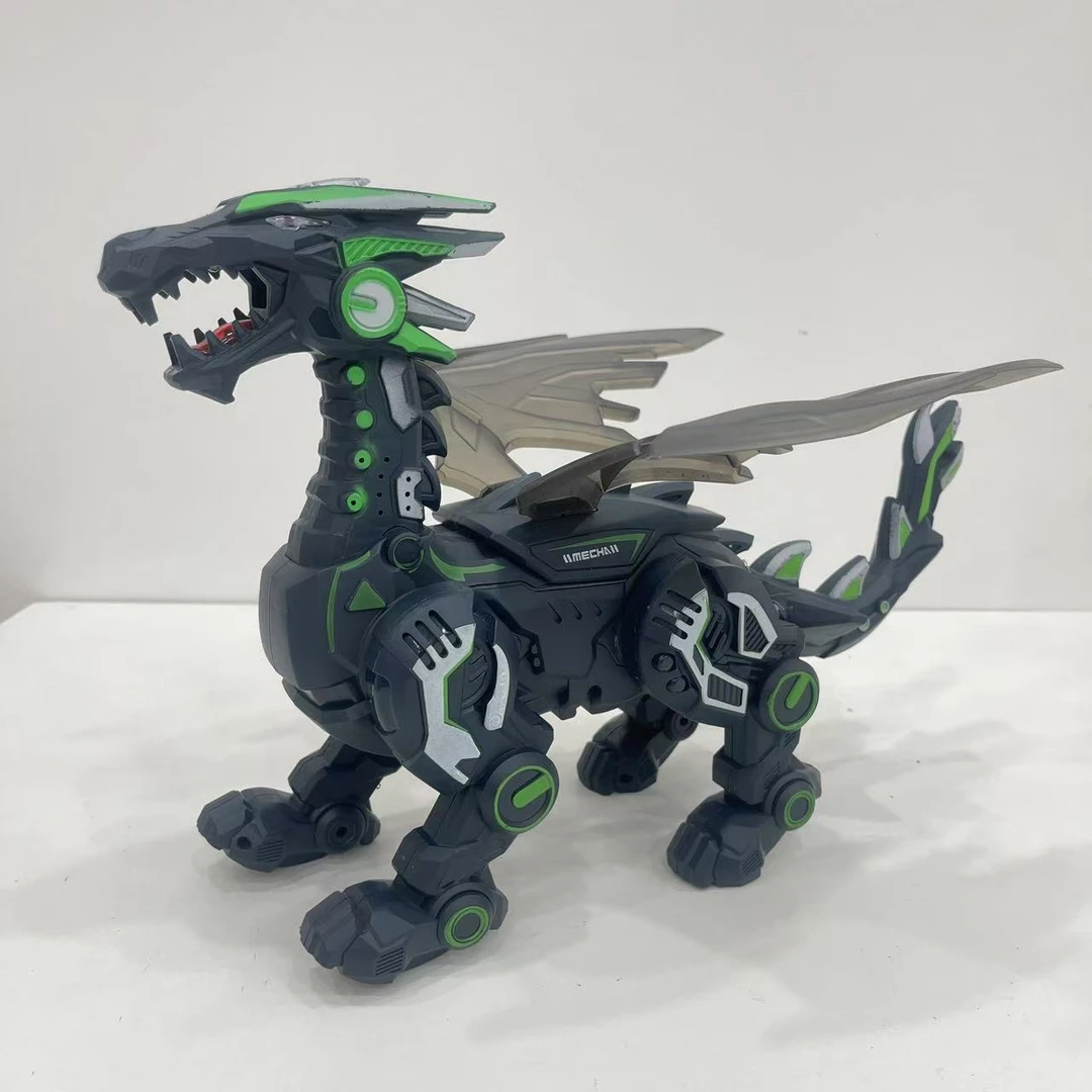 （艾）电动纤绳真恐龙会走路可当宠物（款式混发 自备电池3个5号电池