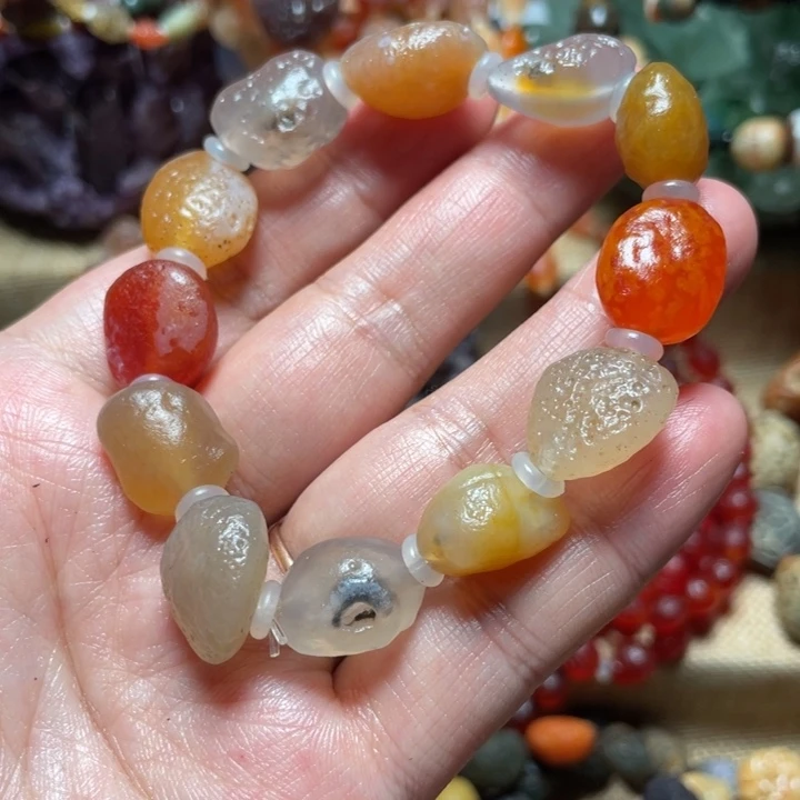 玛瑙/玉髓未镶嵌手链