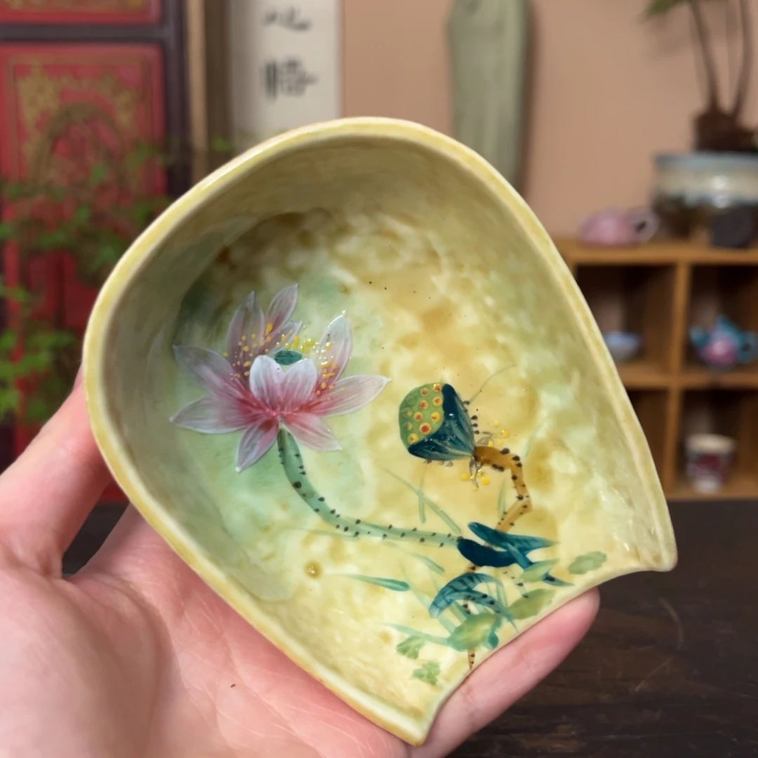 杯柴烧纯手工手绘陶瓷