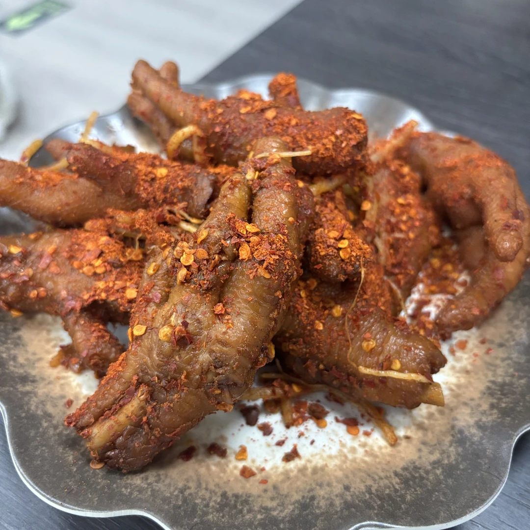袁麻家佤味鸡爪好吃筋道苤菜根下酒小菜零食过瘾