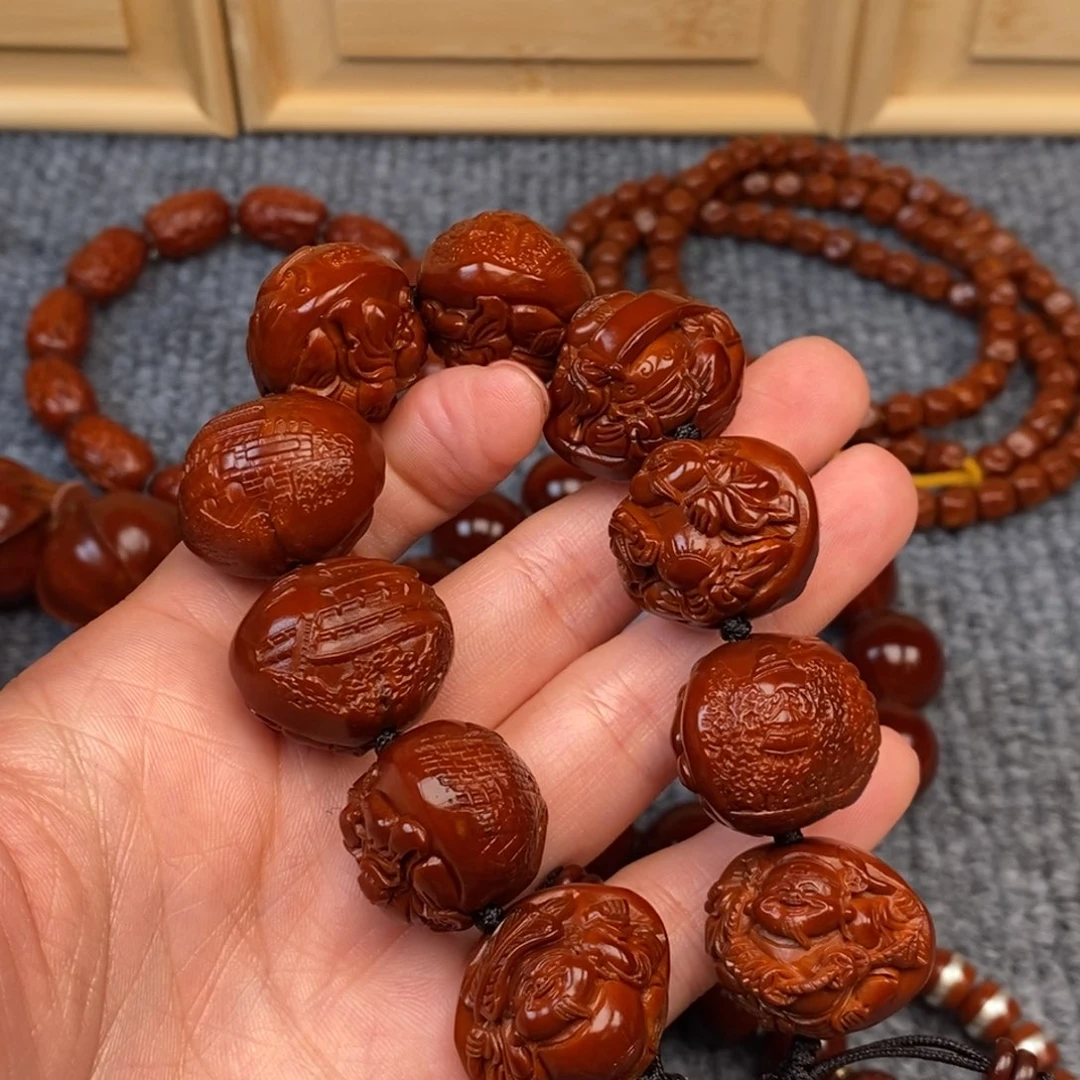 大***…橄榄核手串/手链风景财