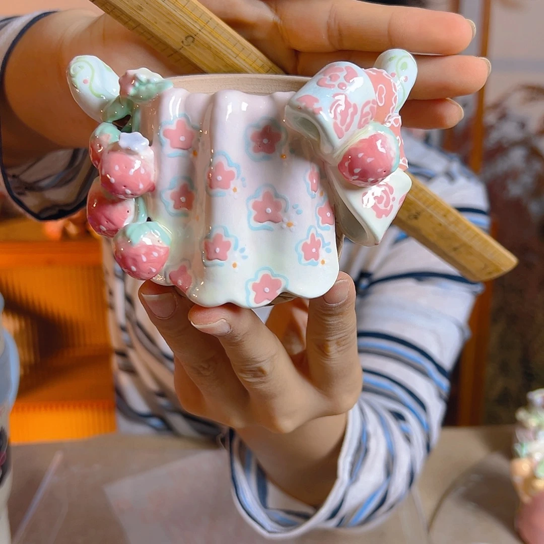 老梧家的手工多肉花盆
