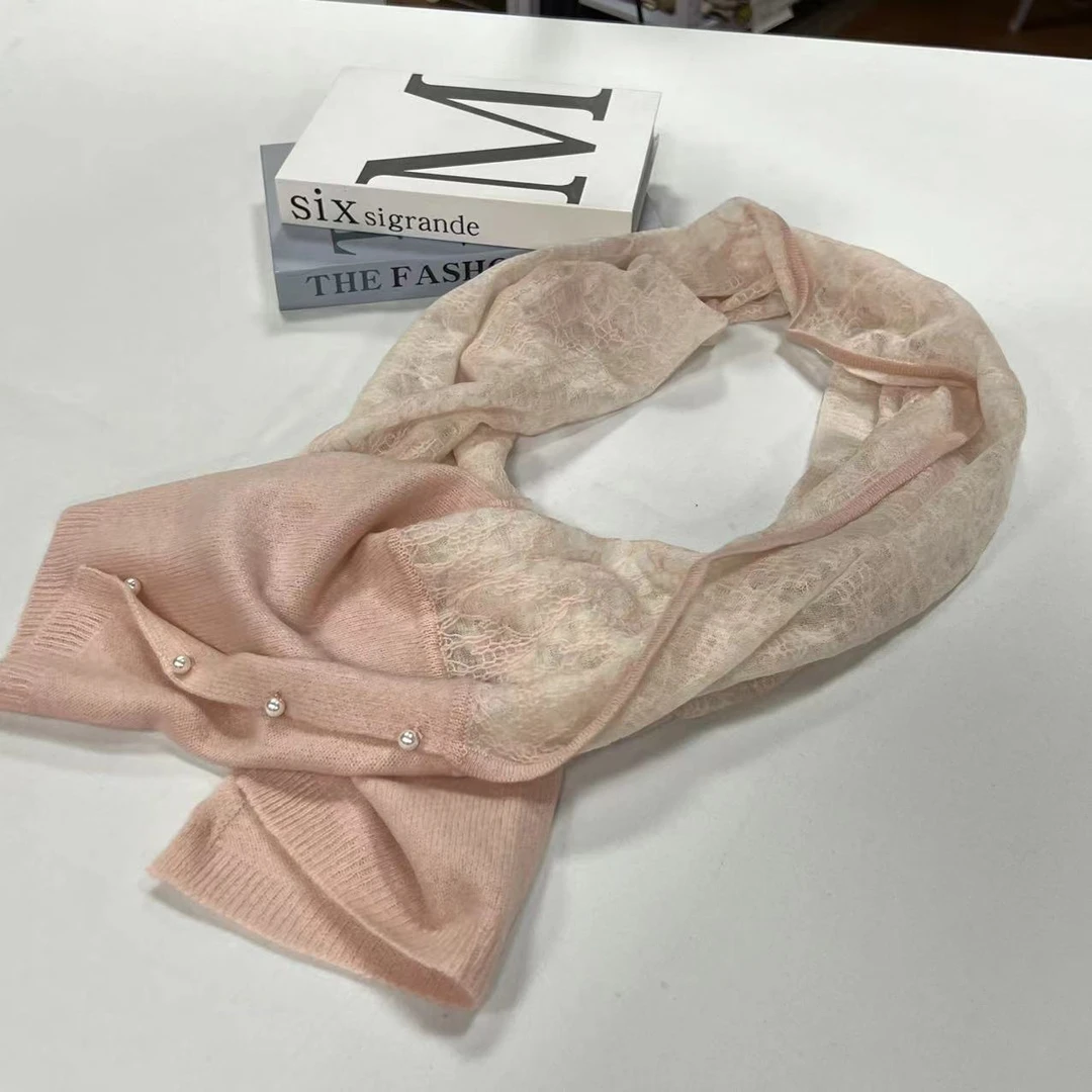 【羊绒长巾-YR-L-R-5318】50*140cm丝巾戒指绒羊绒长巾