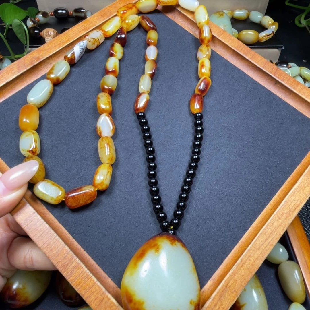 颈饰未镶嵌和田玉风