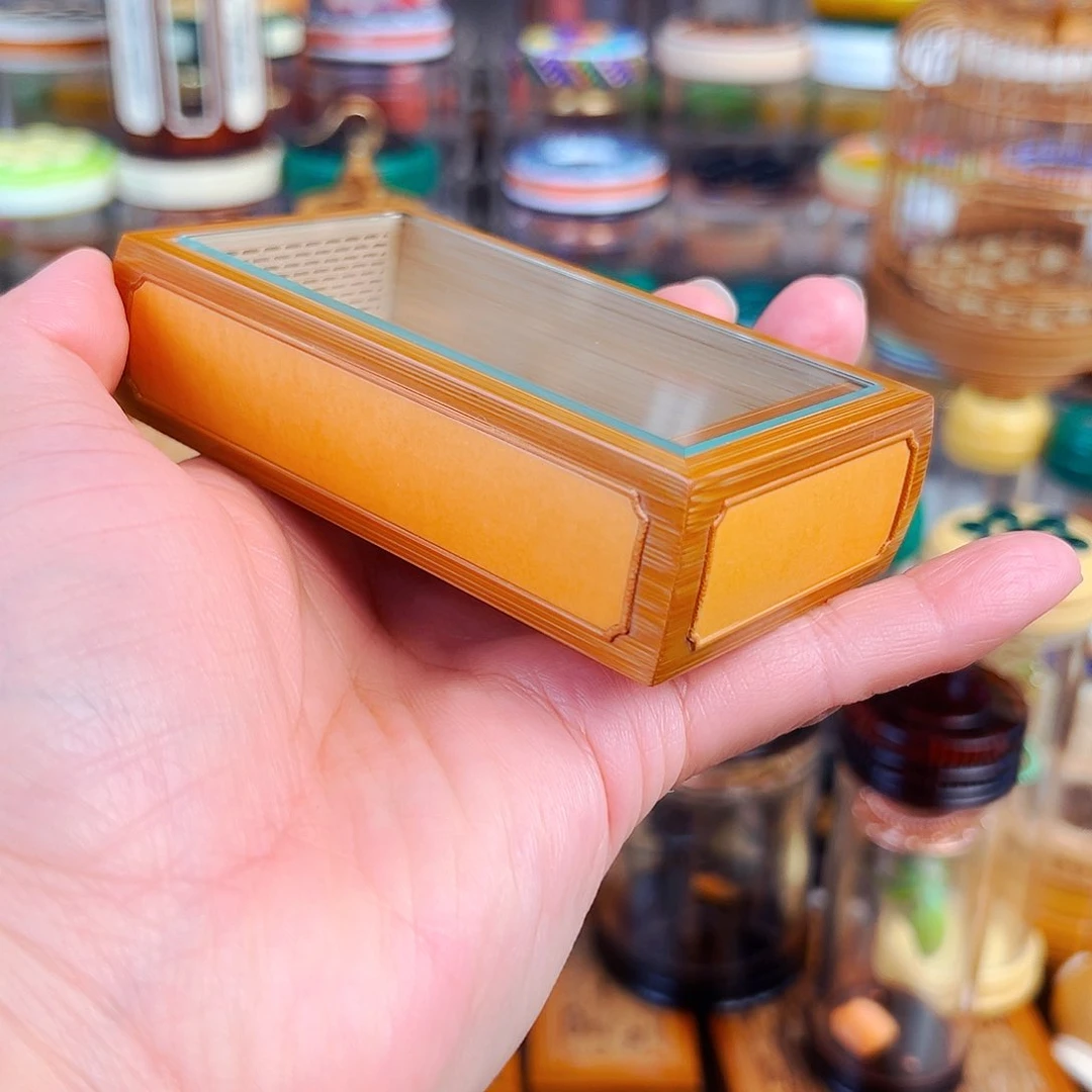 木曹自康新款葫芦皮竹蛉金钟盒➕青竹