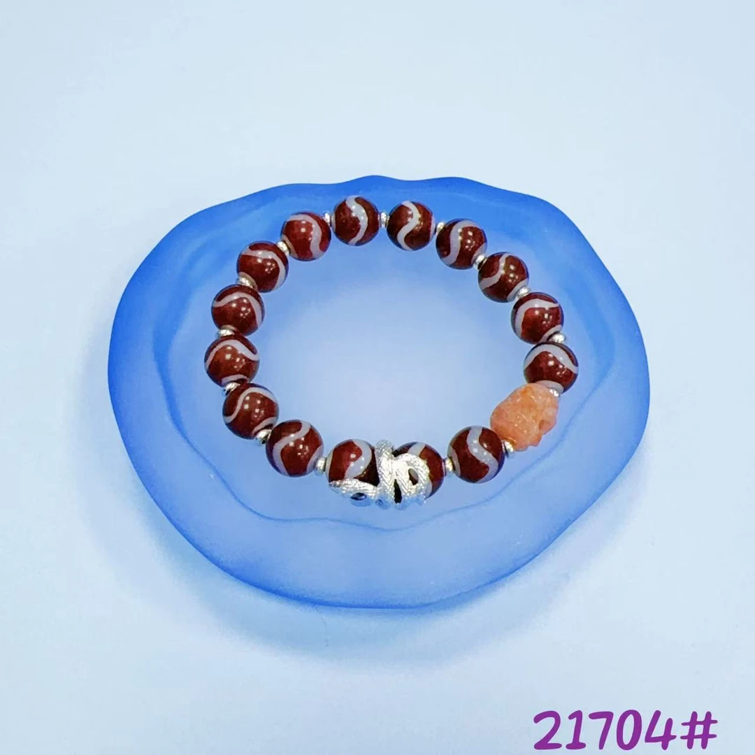 非金属珐琅手链 21704  手串单圈手链百搭多样(发一)
