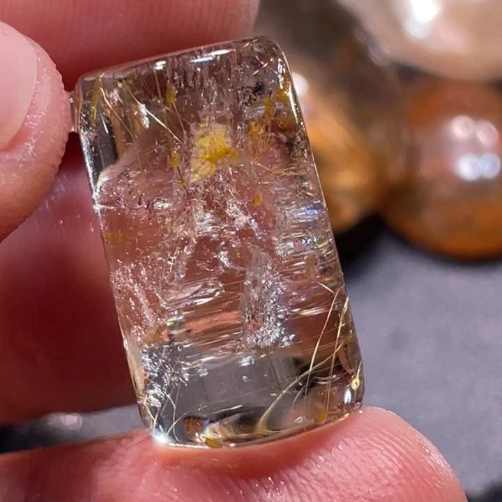 木***宝发晶未镶嵌颈饰钛晶