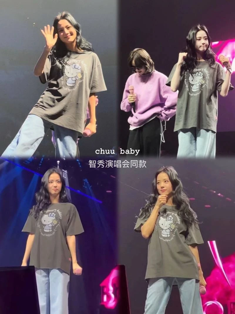 2025品牌撤柜CH家春夏款休闲经典百搭圆领卡通纯白T恤短袖