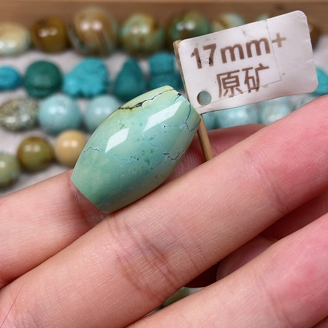 未镶嵌绿松石珠宝半成品