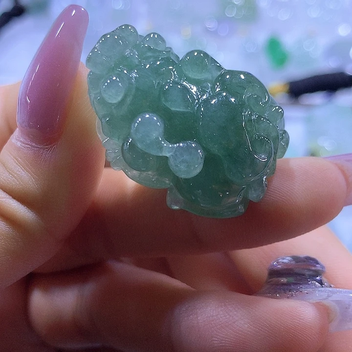 翡翠未镶嵌颈饰天然翡翠A货吊坠