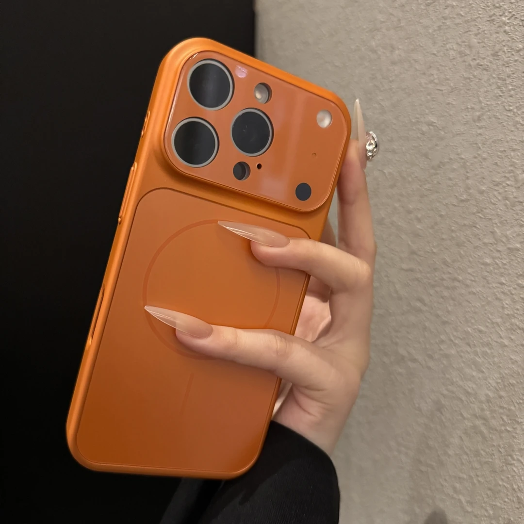 高级新款磁吸适用苹果17promax手机壳网红iPhone16个性15气质14女