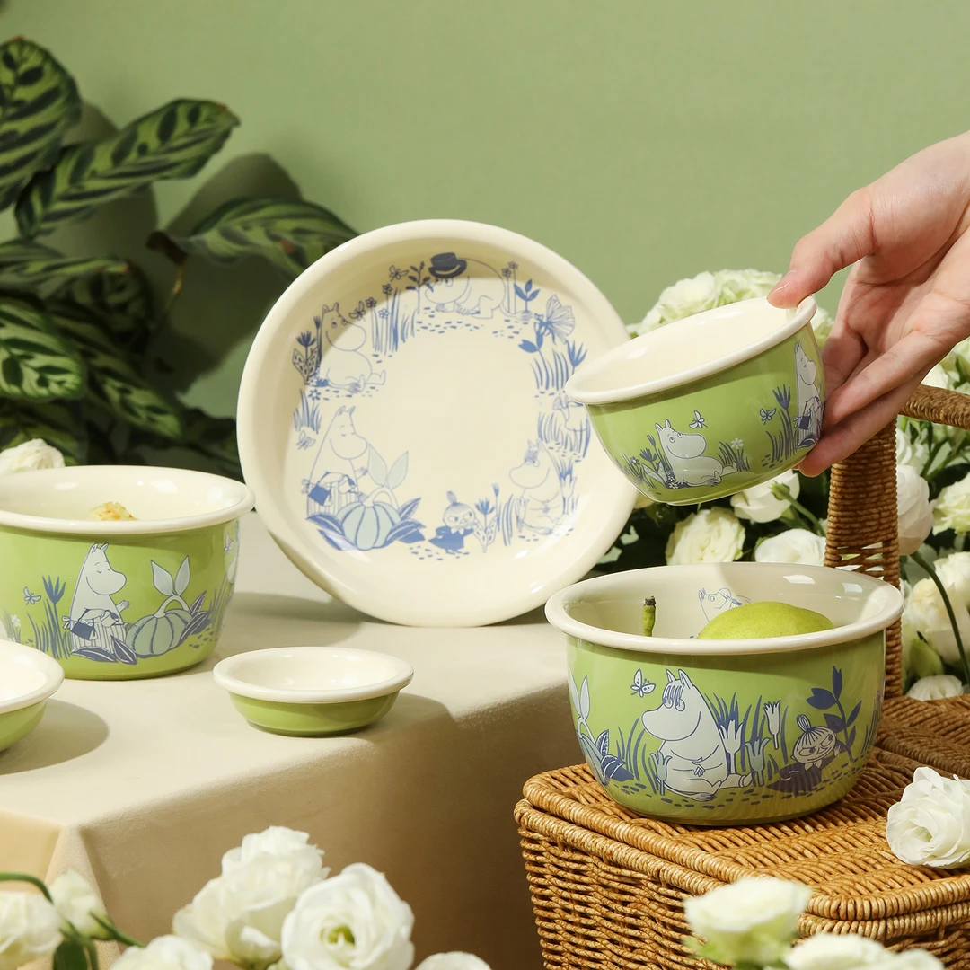 【姆明gardenlife味碟专用】面碗家用2025新款餐具沙拉碗儿童碗饭碗