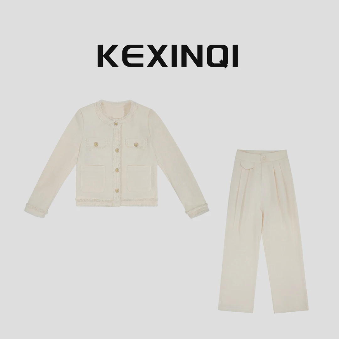 KEKE 千金小姐 2024新款气质高级感休闲小香风套装-241TK2KX20142