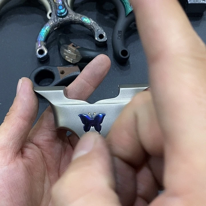 小***子90-25钛合金龙齿蝴蝶裸弓