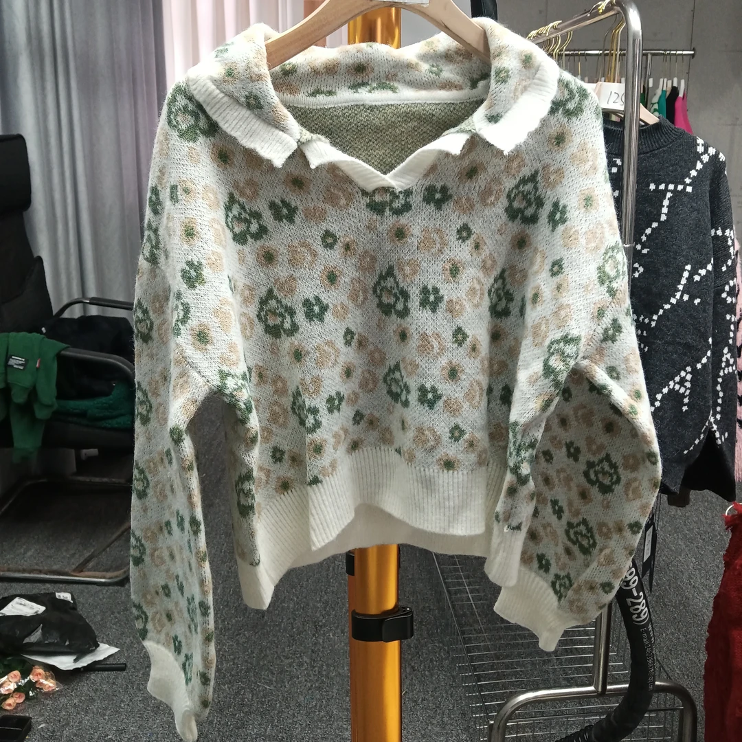 1278长袖时尚韩版圆领卡通秋冬套头长袖时尚圆领百搭