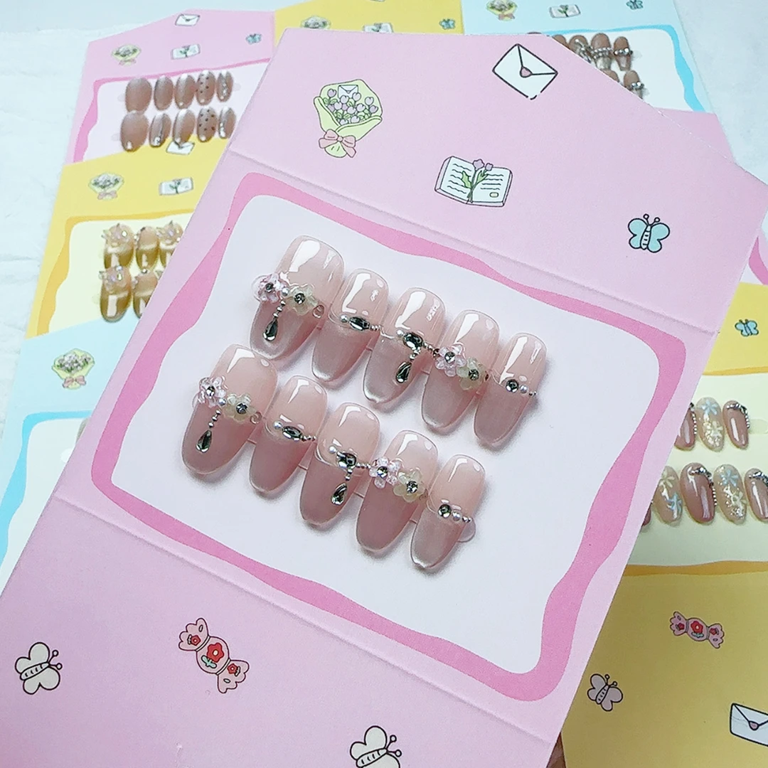 【婉悦】手工穿戴甲拆拆乐+对对碰/手工制作个别微微瑕完美主义慎拍