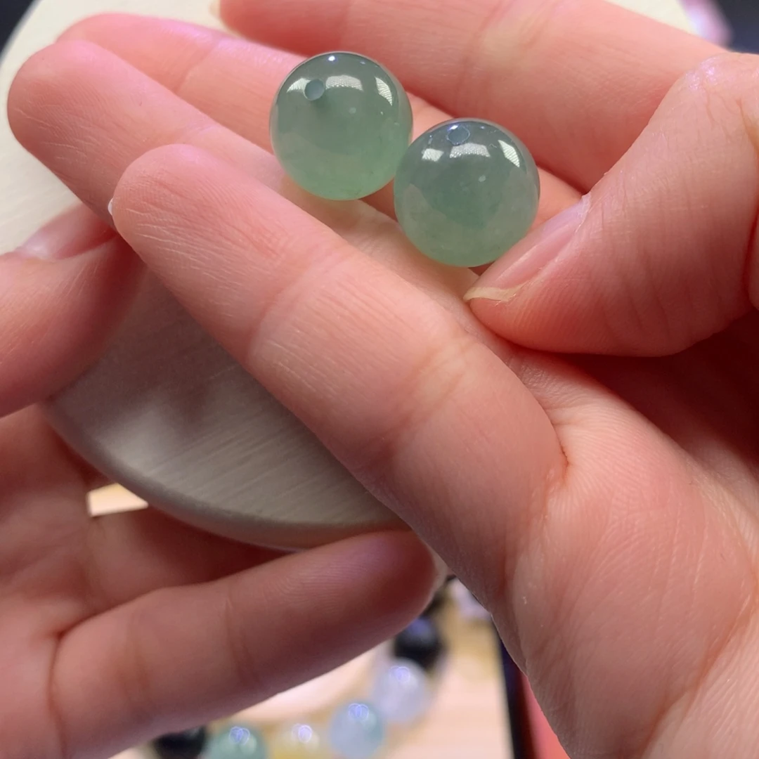 翡翠未镶嵌手链13mm