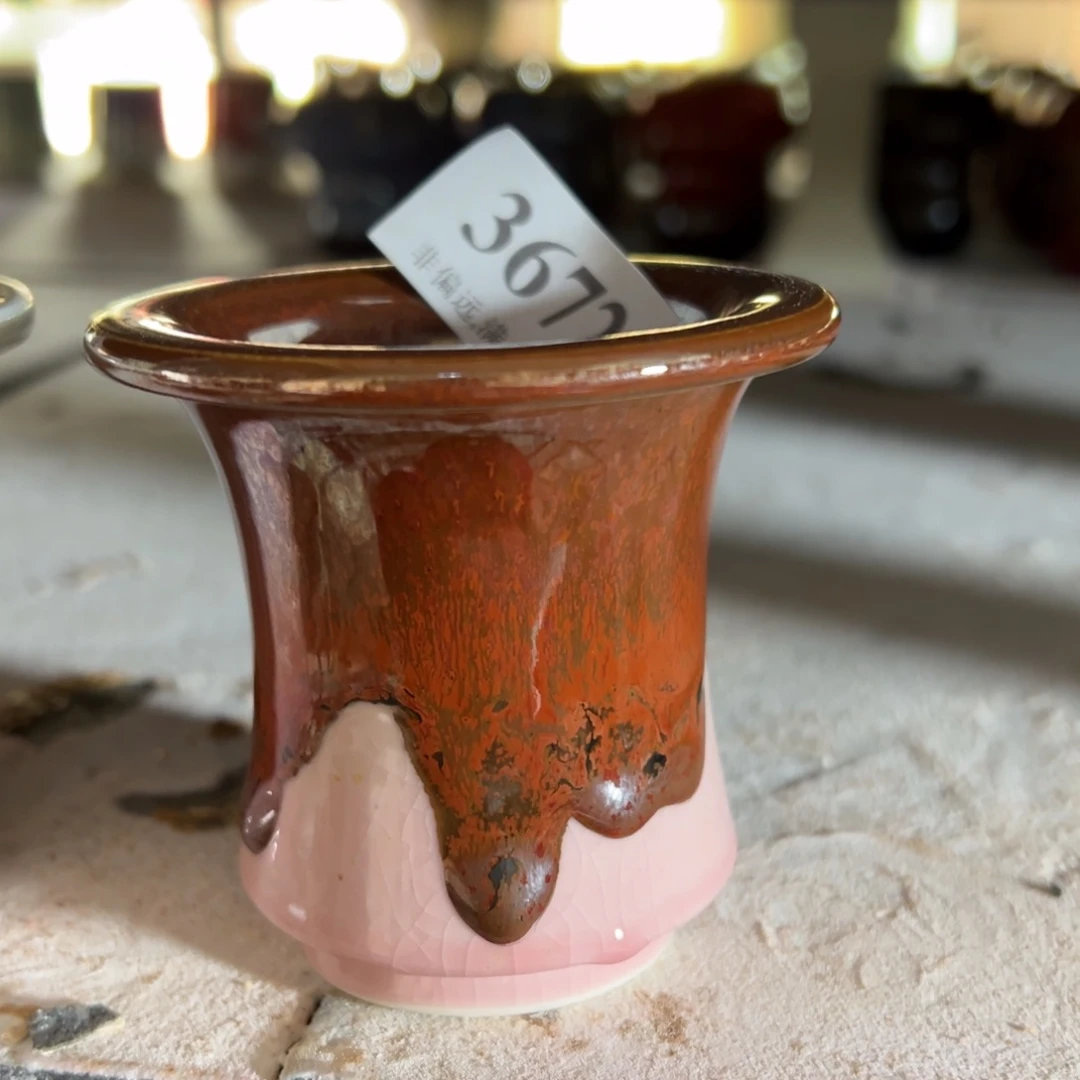 红陶景德镇手工花盆