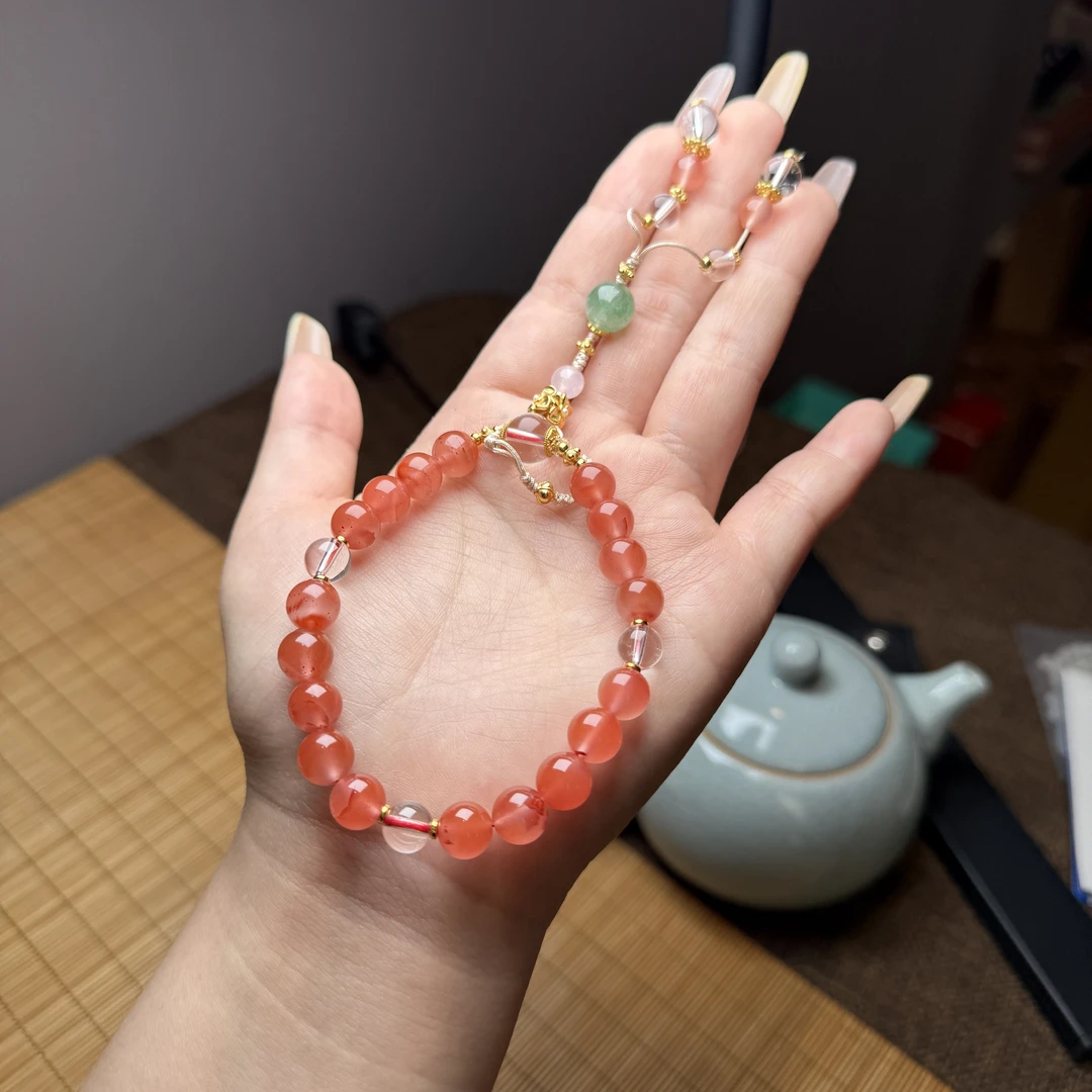 南红颈饰压襟多样性拍一发一