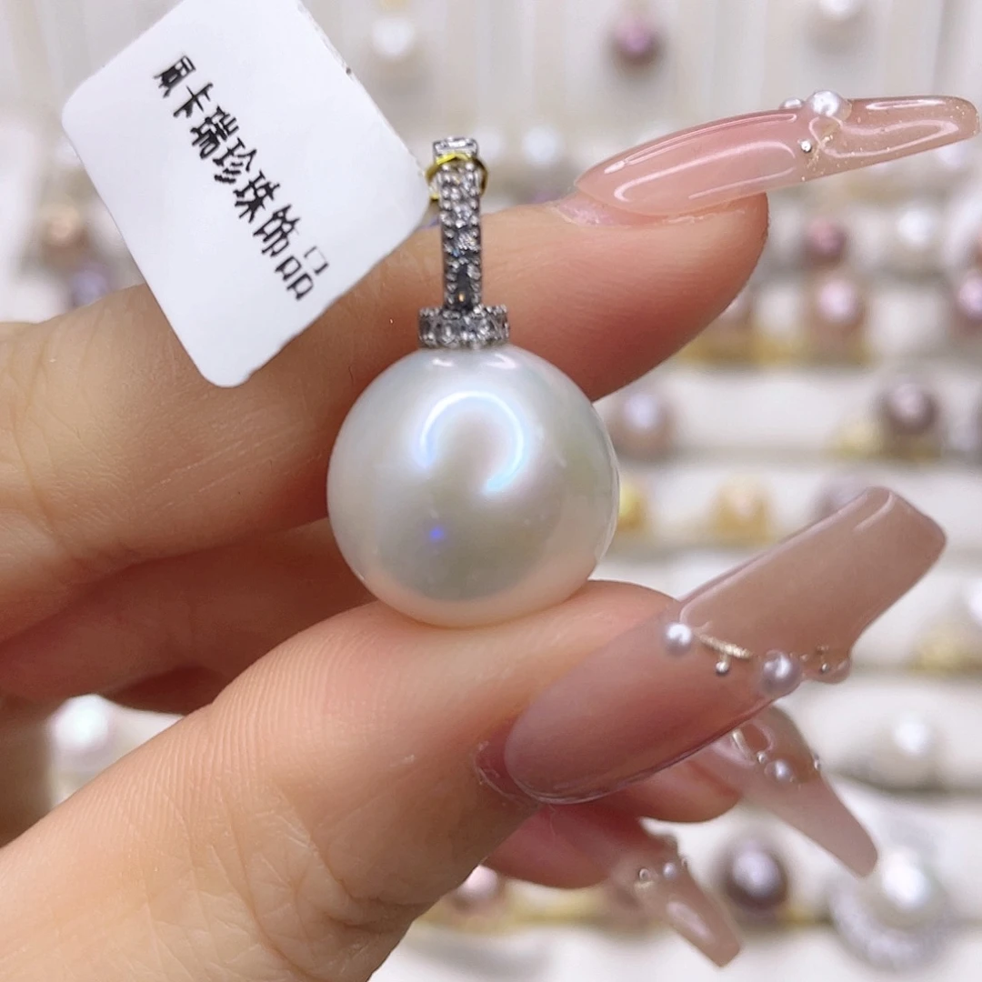 淡水珍珠未镶嵌吊坠(赠链)晓**妈