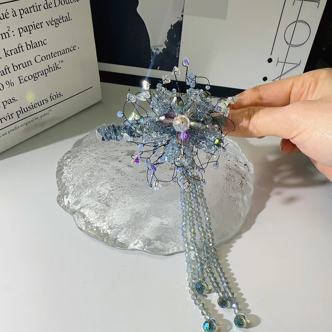 A8564编号紫莹轻奢发饰《鸭夹》