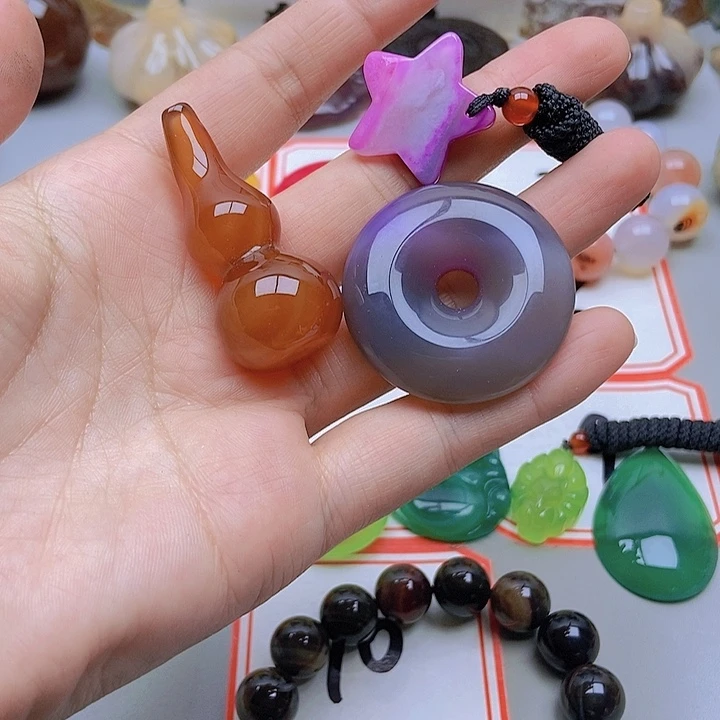 【闪购商品】未镶嵌玛瑙/玉髓珠宝半成品?****&