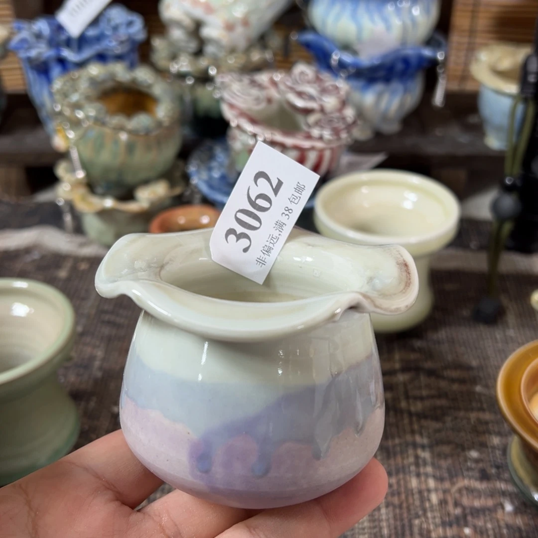 红陶景德镇手工花盆