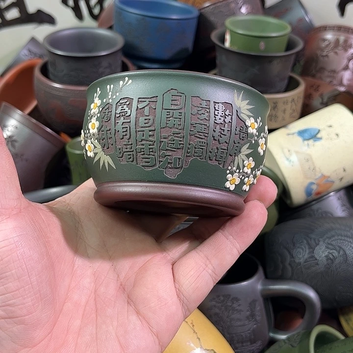 茶杯紫砂全手工紫砂主人杯