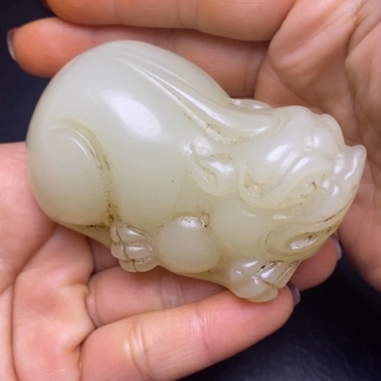 和田玉（糖玉）挂件未镶嵌