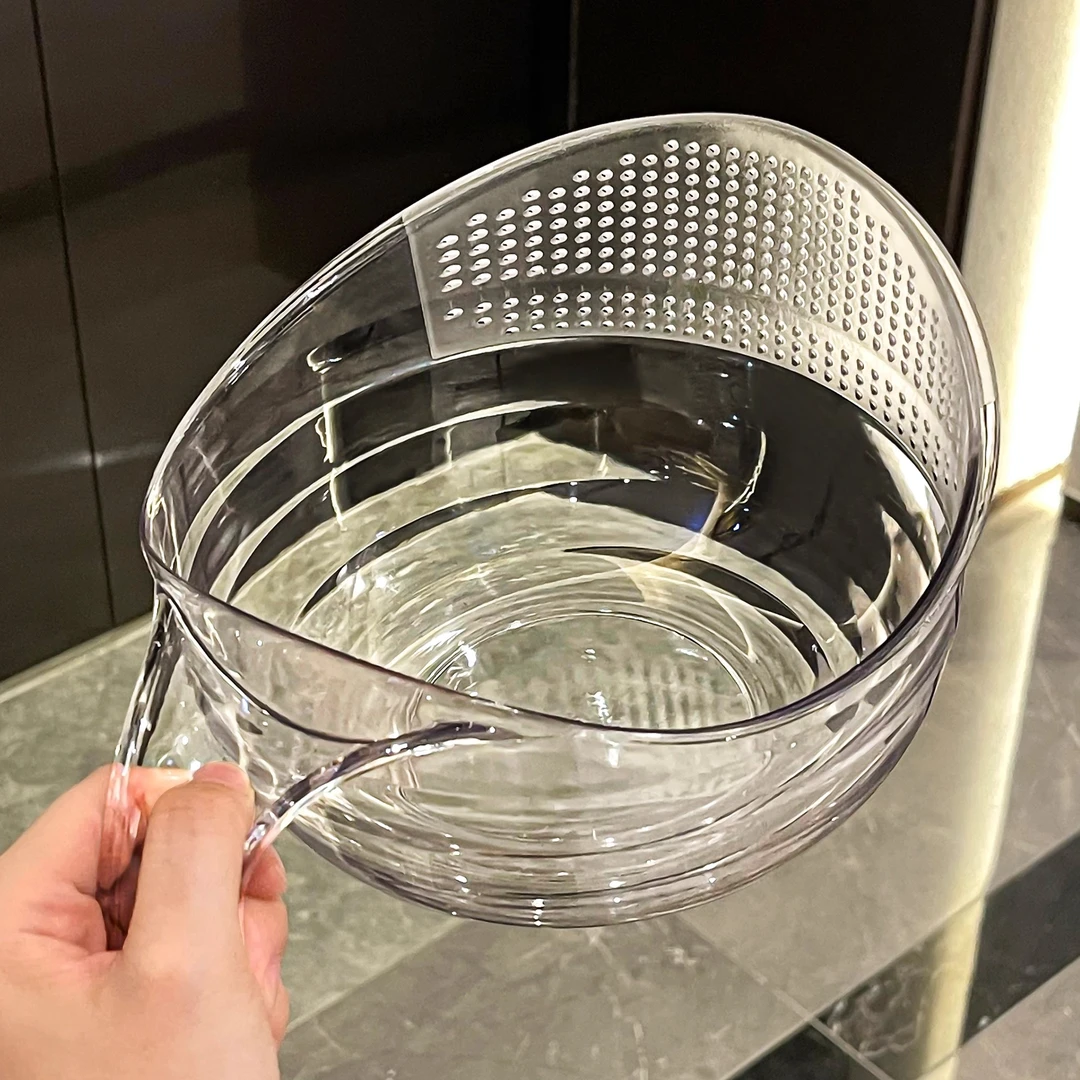 厨房淘米神器洗米筛淘米盆过滤器家用洗菜盆洗水果盆多功能沥水篮