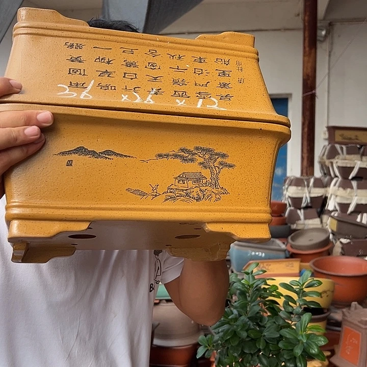 紫砂花盆紫砂花盆