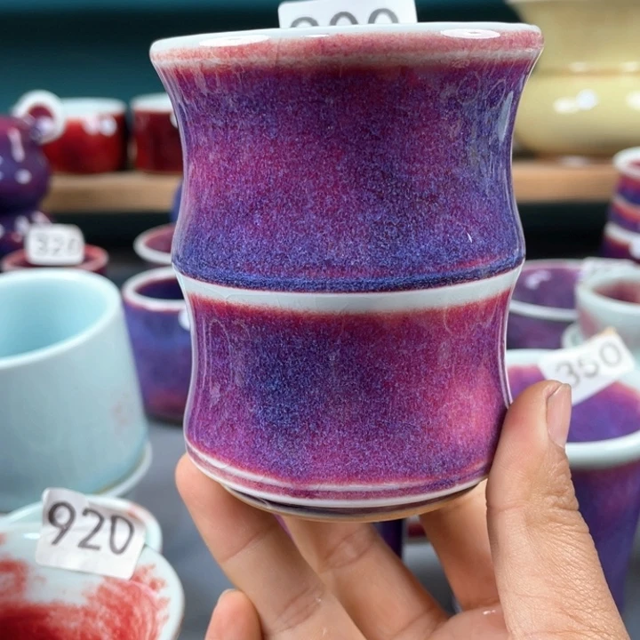 瓷片纯手工制作……微微瑕