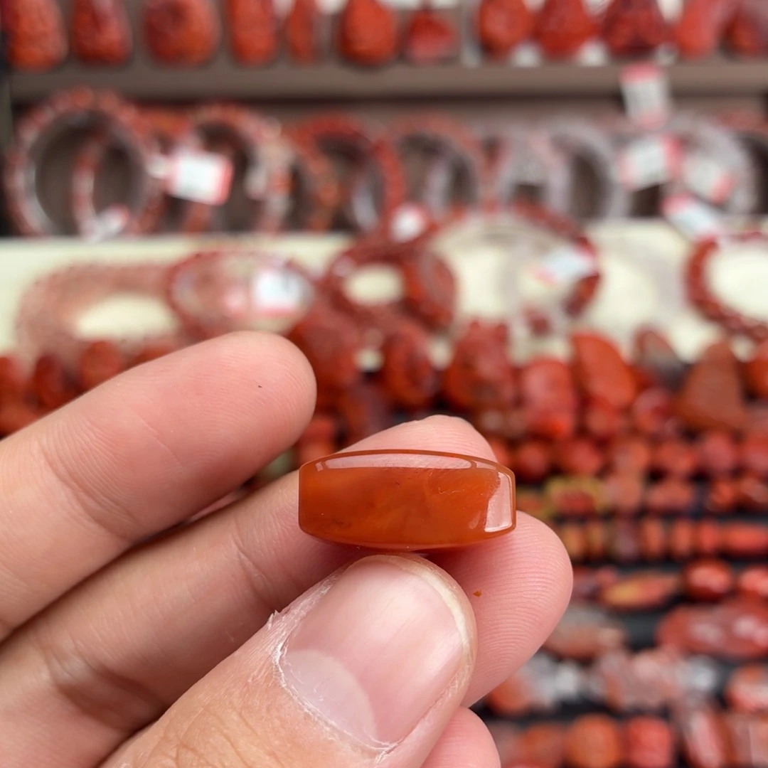 南红玛瑙未镶嵌颈饰勒子