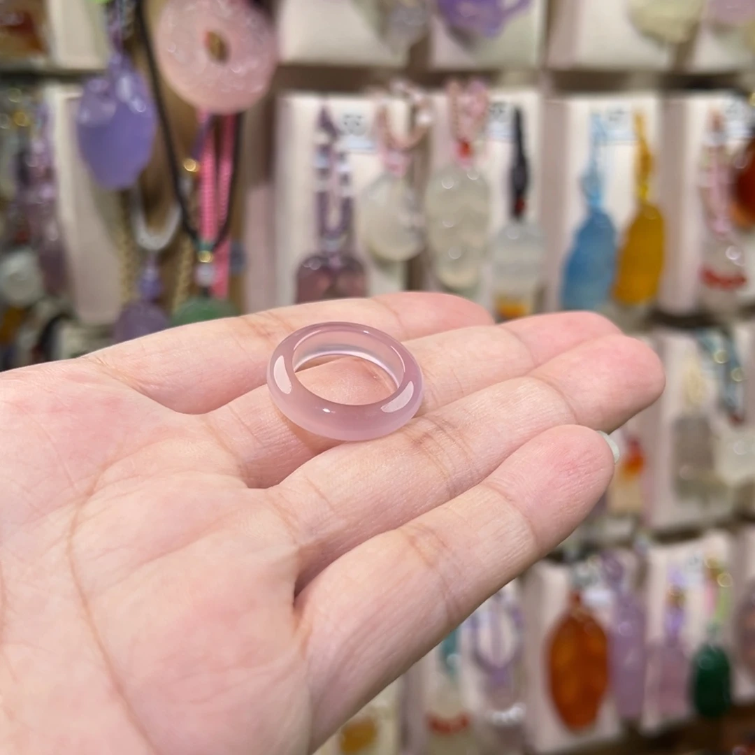 莲***开玛瑙/玉髓未镶嵌颈饰