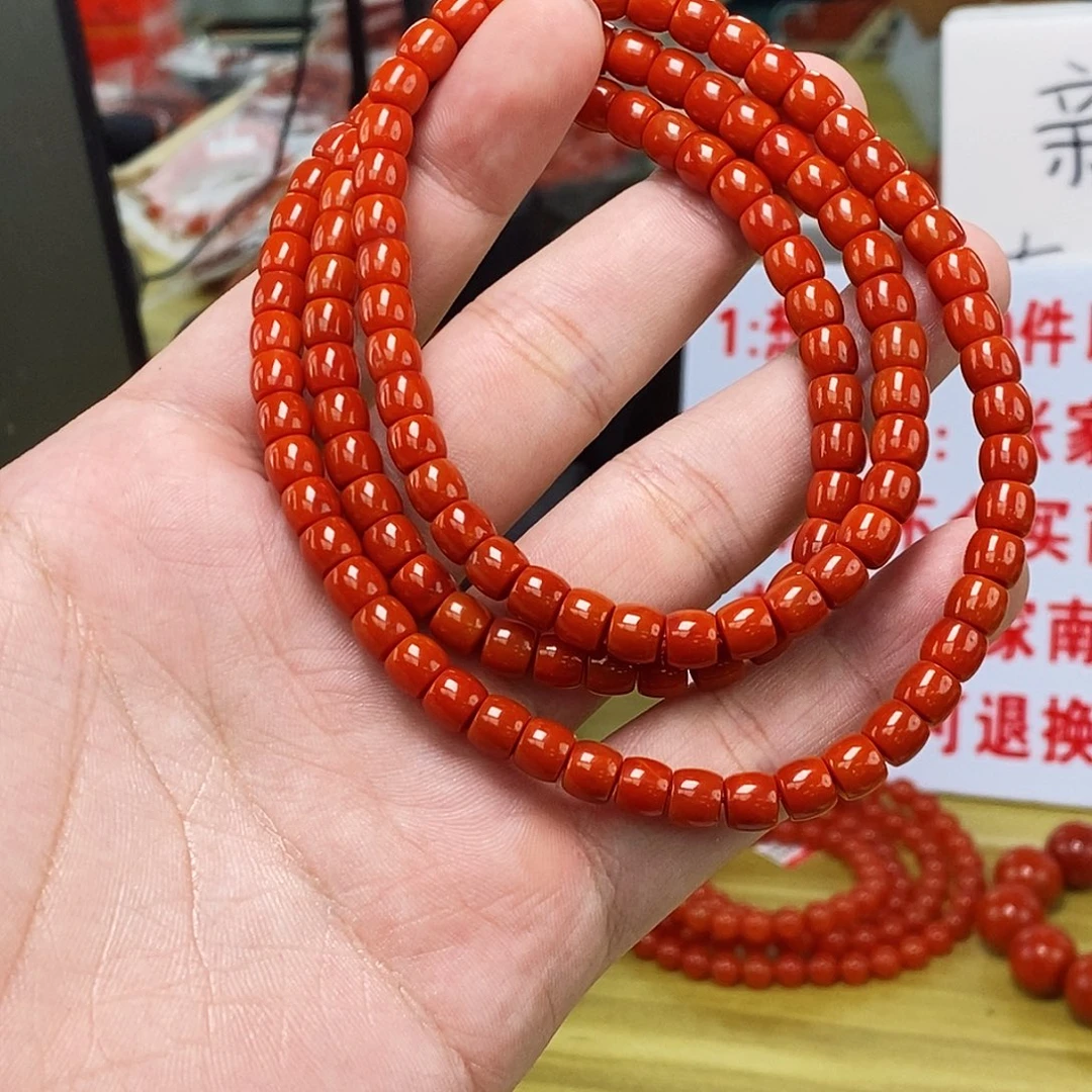 南红玛瑙多样式发一未镶嵌6mm+