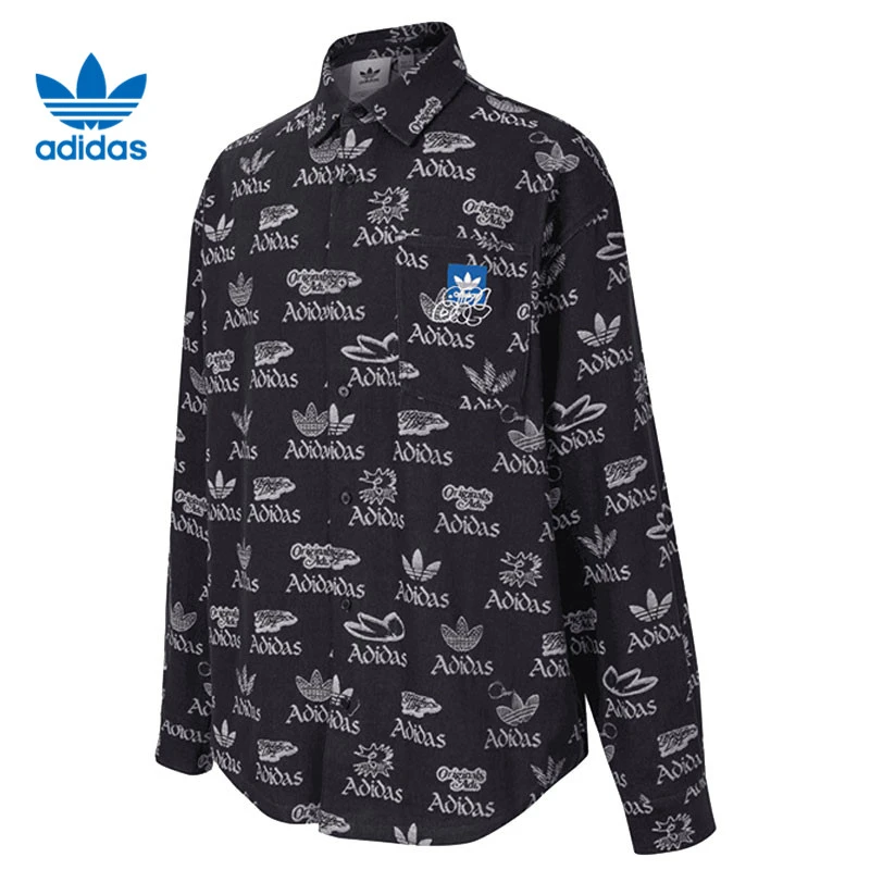 adidas阿迪达斯【环】三叶草男子运动休长袖T恤JN1663