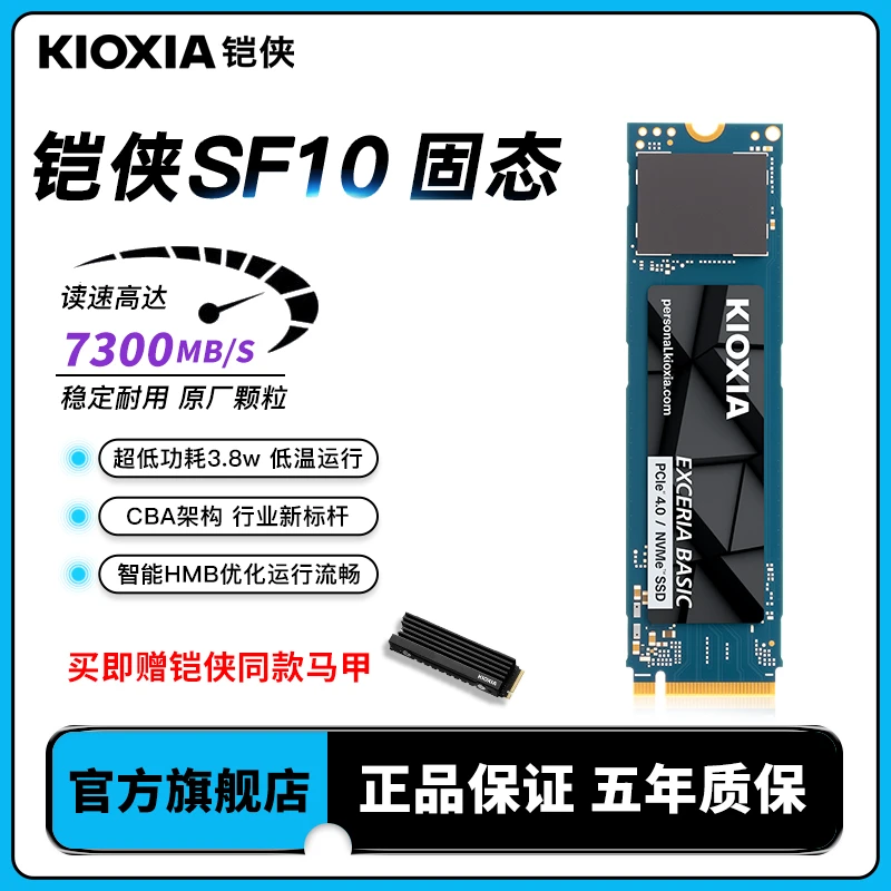 Kioxia/铠侠SF10固态硬盘1T M.2接口适用于台式机和笔记本电脑2T