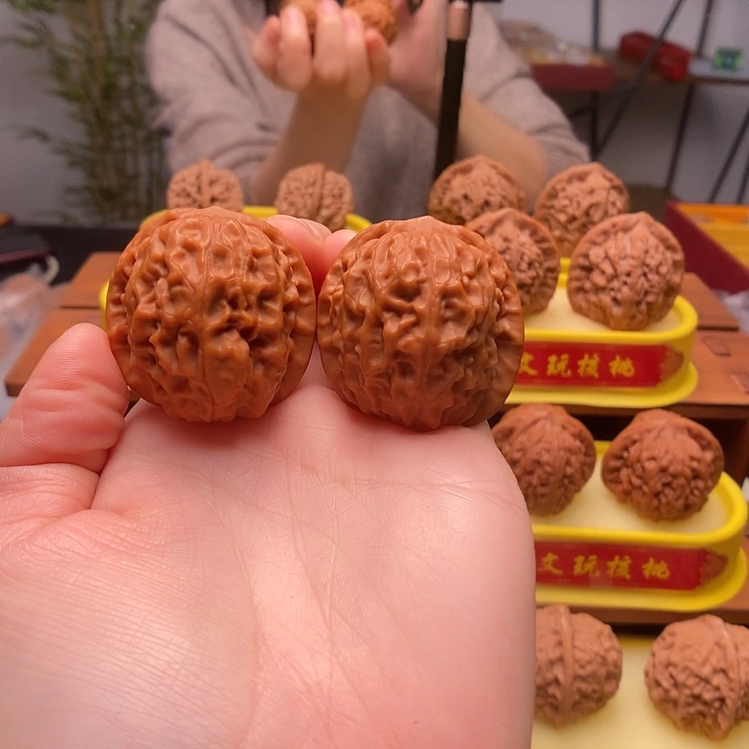 F***庄文玩核桃吊坠黄松峪福利39