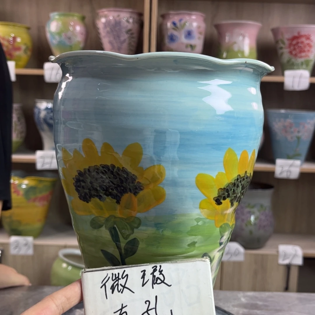 景德镇陶瓷花盆花盆
