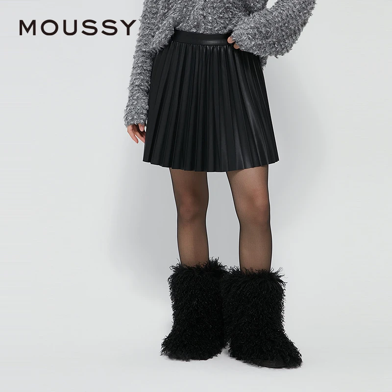 【达人专属】moussy半身裙028HAZ30-1361