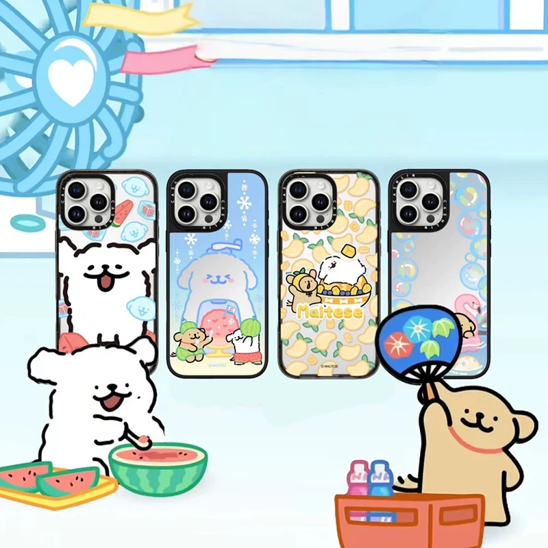 花饱饱【超高版线条小狗第二弹】适用于苹果16promax手机壳防摔潮牌