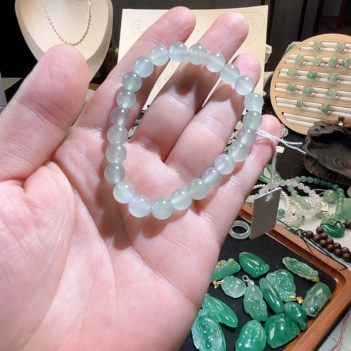 未镶嵌手串石英质玉