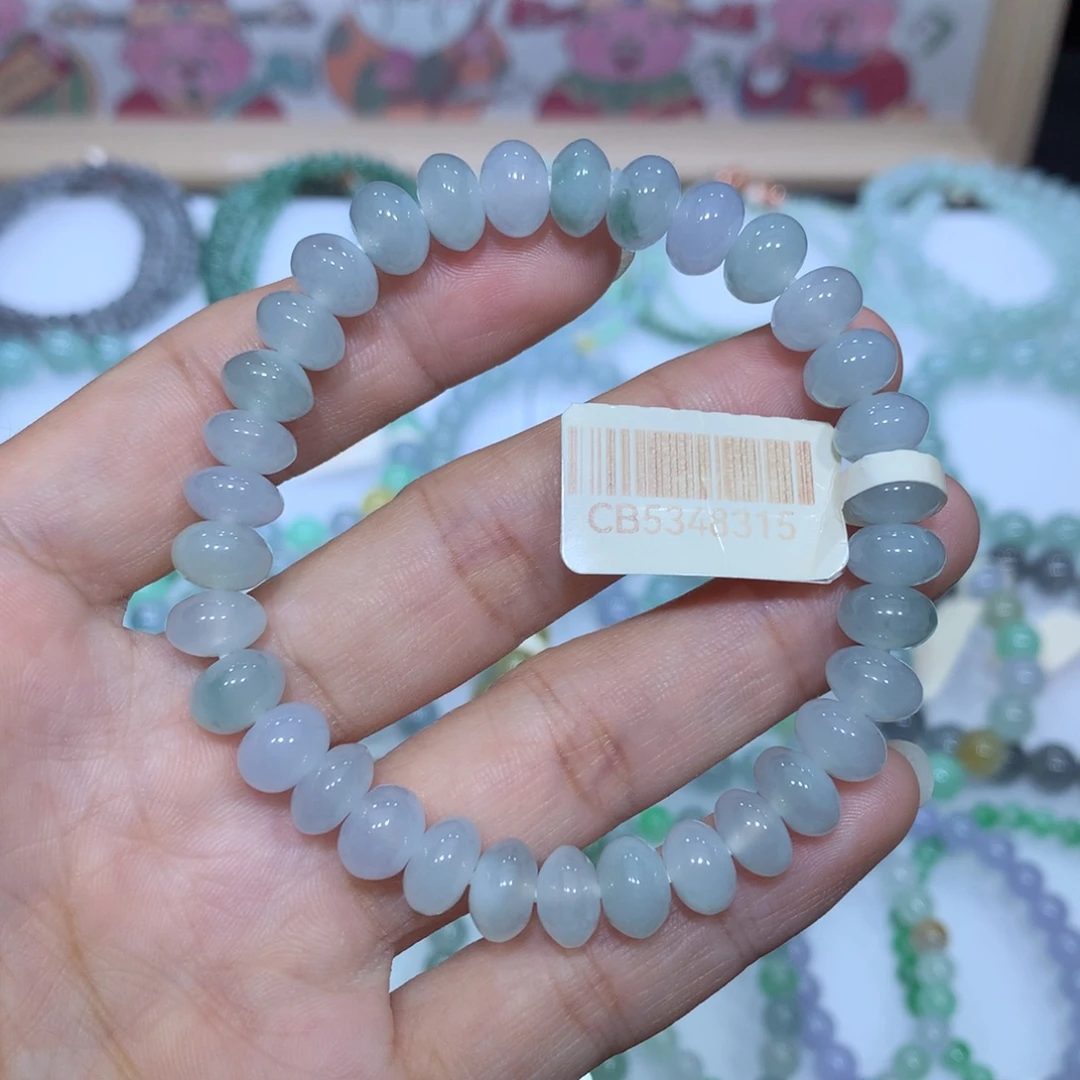 翡翠未镶嵌手链天然