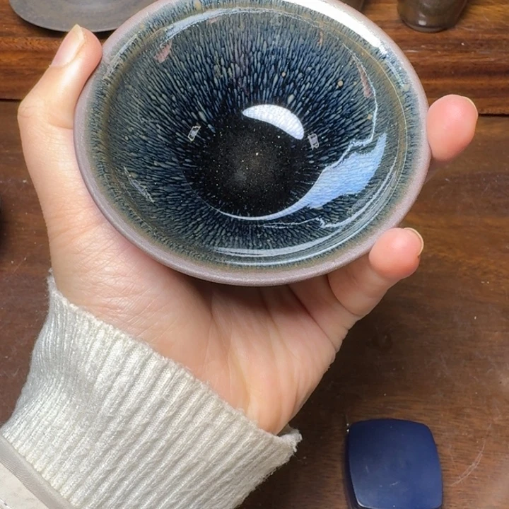 茶盏乌泥窑建盏柴烧